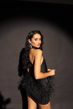 Load image into Gallery viewer, MADE TO ORDER: AZALEA Feather Skirt (Black)