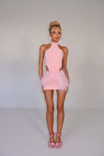 Load image into Gallery viewer, MADE TO ORDER: AZALEA Feather Skirt (Pink)