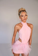 Load image into Gallery viewer, MADE TO ORDER: AZALEA Feather Skirt (Pink)