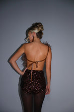 Load image into Gallery viewer, MADE TO ORDER: KESIA Sequin Knicker Shorts (Brown)