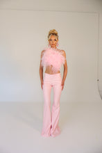 Load image into Gallery viewer, MADE TO ORDER: MAYBELLE Feather Top (Baby Pink)