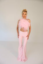 Load image into Gallery viewer, MADE TO ORDER: MAYBELLE Feather Top (Baby Pink)