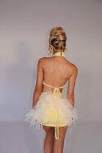 Load image into Gallery viewer, MADE TO ORDER: AZALEA Feather Skirt (Lemon)