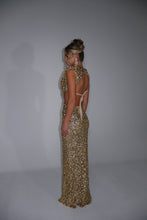 Load image into Gallery viewer, MADE TO ORDER: FLEUR Sequin Maxi Dress (Gold)