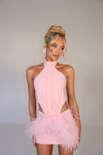 Load image into Gallery viewer, MADE TO ORDER: AZALEA Feather Skirt (Pink)