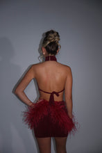 Load image into Gallery viewer, MADE TO ORDER: AZALEA Bodysuit (Burgundy Sparkle)