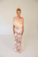 Load image into Gallery viewer, MADE TO ORDER: MAYBELLE Feather Top (Nudes)