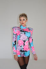 Load image into Gallery viewer, MADE TO ORDER: ROSE Padded Shoulder Romper