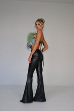 Load image into Gallery viewer, MADE TO ORDER: MAYBELLE Faux Leather Trousers (Black)