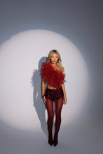 Load image into Gallery viewer, MADE TO ORDER: KESIA Sequin Knicker Shorts (Burgundy)