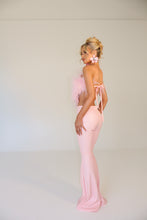 Load image into Gallery viewer, MADE TO ORDER: MAYBELLE Feather Top (Baby Pink)