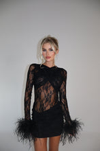 Load image into Gallery viewer, MADE TO ORDER: KIKO Lace Skirt (Black)
