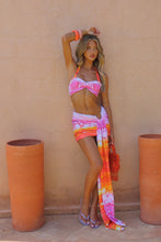 Load image into Gallery viewer, INSTOCK: FARIDA Top and Mini Skirt with Drape