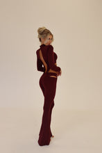 Load image into Gallery viewer, MADE TO ORDER: DARBY Jumpsuit (Dark Wine)