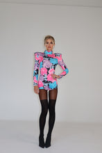 Load image into Gallery viewer, MADE TO ORDER: ROSE Padded Shoulder Romper