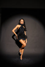 Load image into Gallery viewer, MADE TO ORDER: AZALEA Feather Skirt (Black)