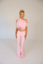 Load image into Gallery viewer, MADE TO ORDER: MAYBELLE Faux Leather Trousers (Baby Pink)