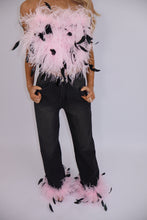 Load image into Gallery viewer, INSTOCK: MATILDA Jeans with Feathers (Baby Pink)