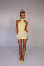 Load image into Gallery viewer, MADE TO ORDER: AZALEA Feather Skirt (Lemon)