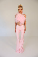 Load image into Gallery viewer, MADE TO ORDER: MAYBELLE Faux Leather Trousers (Baby Pink)