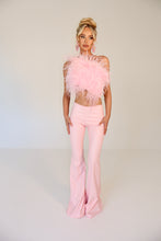 Load image into Gallery viewer, MADE TO ORDER: MAYBELLE Feather Top (Baby Pink)