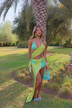 Load image into Gallery viewer, MADE TO ORDER: FALLON Sequin Maxi Dress (Green/Blue)