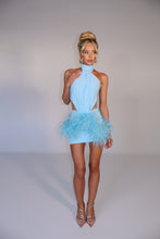Load image into Gallery viewer, MADE TO ORDER: AZALEA Feather Skirt (Blue)