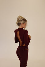 Load image into Gallery viewer, MADE TO ORDER: DARBY Jumpsuit (Dark Wine)
