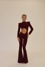 Load image into Gallery viewer, MADE TO ORDER: DARBY Jumpsuit (Dark Wine)
