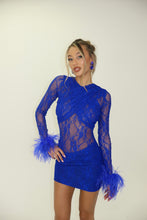 Load image into Gallery viewer, MADE TO ORDER: KIKO Lace Skirt (Electric Blue)
