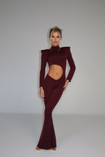 Load image into Gallery viewer, MADE TO ORDER: DARBY Jumpsuit (Dark Wine)
