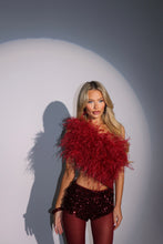 Load image into Gallery viewer, MADE TO ORDER: KESIA Sequin Knicker Shorts (Burgundy)
