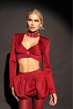 Load image into Gallery viewer, MADE TO ORDER: KAYLEE Choker (Burgandy)
