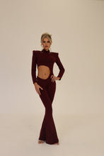 Load image into Gallery viewer, MADE TO ORDER: DARBY Jumpsuit (Dark Wine)
