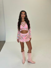 Load image into Gallery viewer, BELLA Crochet Sequin Co-Ord Set
