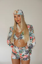 Load image into Gallery viewer, MADE TO ORDER: MABEL Headscarf (Floral animal print)
