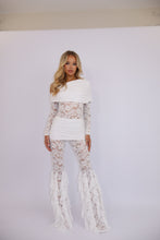 Load image into Gallery viewer, INSTOCK: CLARA Lace Trousers (White)
