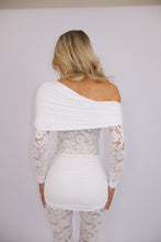 Load image into Gallery viewer, INSTOCK: CLARA Lace Bodysuit (White)
