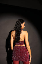 Load image into Gallery viewer, CALISTA Sequin Ruched Skirt
