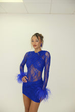 Load image into Gallery viewer, MADE TO ORDER: KIKO Lace Skirt (Electric Blue)
