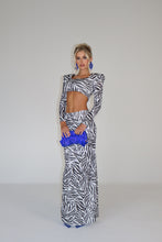 Load image into Gallery viewer, AMELIA Zebra Sequin Skirt
