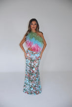 Load image into Gallery viewer, MADE TO ORDER: NOVA Sheer Sequin Maxi Skirt
