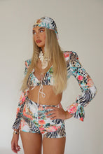Load image into Gallery viewer, MADE TO ORDER: MABEL Headscarf (Floral animal print)
