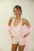 Load image into Gallery viewer, MADE TO ORDER: DELILAH Sequin Shorts (Pink Zebra)
