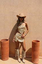 Load image into Gallery viewer, PRE-ORDER: BIANCA Sequin Top and Skirt (Gold)
