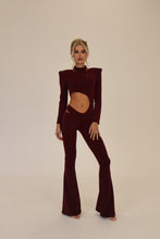 Load image into Gallery viewer, MADE TO ORDER: DARBY Jumpsuit (Dark Wine)
