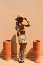 Load image into Gallery viewer, PRE-ORDER: BIANCA Sequin Top and Skirt (Gold)
