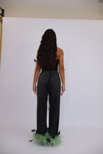 Load image into Gallery viewer, INSTOCK: MATILDA Jeans with Feathers (Green)
