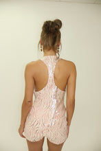 Load image into Gallery viewer, MADE TO ORDER: DELILAH Sequin Shorts (Pink Zebra)
