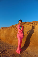 Load image into Gallery viewer, MADE TO ORDER: TALITA Sequin Maxi Skirt (Hot Pink)
